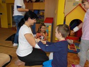 Malování na dřevěné magnetky